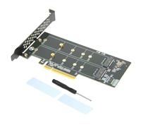 Fast Speed PCIe vers 2 ports 2 NVME M Convertisseurs Carte PCB Technologie pour un transfert de données stable