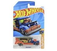 Fast transit road bandit 1:64 multicolore - hot wheels collection - vehicule camion - modele reduit - set jouet enfant + carte Multicolore