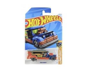 Fast Transit Road Bandit 1:64 Multicolore - pour Hot Wheels Collection - vehicule Camion - modele Reduit - Set Jouet Enfant avec Carte Tigre