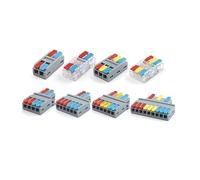 Fast Wire Cable Connector Compact Conductor 2/3 Pin Push-in Splicng Terminal Block Junction Box For LED Strip Lighting NWPNLXEA(NC-624T 5PCS)