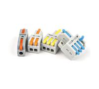 Fast Wire Connector Easy Quick Wiring Conductor Connector Compact Splicing Push-in Terminal Home junction box NWPNLXEA(D1-5O 25PCS)