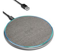 Fast Wireless Charger, 15w Max Induction Charger Compatible With Iphone 14/13/Pro Max/Pro/Max/Plus/Mini/Xs/Xr, Samsung Galaxy S23/S22/S21/S20/S10, Airpods, Galaxy Buds, Huawei, Xiaomi
