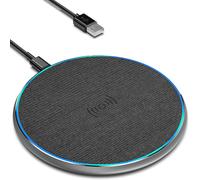 Fast Wireless Charger, 15w Max Induction Charger Compatible With Iphone 14/13/Pro Max/Pro/Max/Plus/Mini/Xs/Xr, Samsung Galaxy S23/S22/S21/S20/S10, Airpods, Galaxy Buds, Huawei, Xiaomi