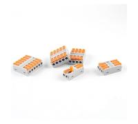 Fast Wiring Compact Conductors Docking Cable Connectors SPL Push-in Terminal Block 0.5-6.0mm²/22-10AWG NWPNLXEA(226-6,50PCS)