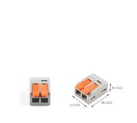 Fast Wiring Connector Compact Wire Connector Plug-in Wire Terminal block Home Connector 6.0mm2 NWPNLXEA(612,10PCS)