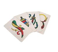 Fast World Shopping - Jeu de cartes napolitain, cartes plastifiées, pour jouer à la Scopa, Briscola ou solitaire italien