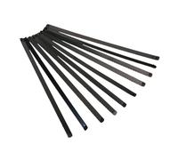 FAST WORLD SHOPPING Lot de 10 lames de rechange pour scie à arc, scie et arc, lames universelles de 155 mm pour matériaux tels que le bois, le métal, le plastique et les plaques de plâtre