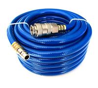 FAST WORLD SHOPPING ® Tuyau à air comprimé rallonge en PVC 12 m 300 psi avec fixations rapides pour compresseur outils pneumatiques