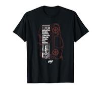 Fast X Worldwide Cities Fast & Furious Red Car Tactical Map T-Shirt