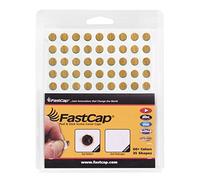 FastCap Cache-trous de vis de 9 mm. Fabriqué à partir de bois véritable préfini avec adhésif ultra fin PSA. Fabriqué aux États-Unis. Couleur chêne blanc. (90 autocollants ronds sur chaque feuille)