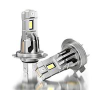 Fastcar H7 LED Lampadine 18000LM 6000K, Lampadina automotive H7 LED abbagliante e anabbagliante DC12V 1:1 Mini Design Fari Auto Bianco…