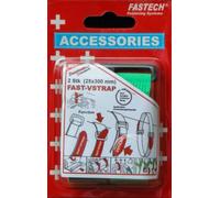 FASTECH® 688-656 Bande auto-agrippante avec boucle partie velours et partie agrippante (L x l) 300 mm x 25 mm vert 2 pc(s)