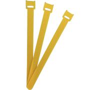FASTECH® Collier de serrage auto-agrippant pour grouper partie velours et partie agrippante (L x l) 200 mm x 13 mm jaune 100 pc(s)