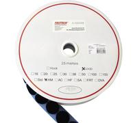 FASTECH® Pastille ronde auto-agrippante hotmelt à coller partie velours (Ø) 20 mm noir 5 m