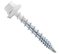 Fasteners Plus ST Closure Lot de 250 vis à bois Kwikseal en métal pour reliure à bois Blanc brillant 3,8 cm