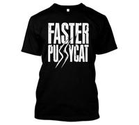 Faster Pussycat Men T Shirt Glam Metal Hard Rock Top Black 3XL