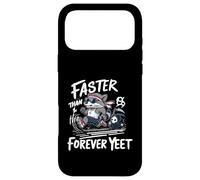 Faster Than The Forever Yeet Run Away Faster Raton Laveur Death Coque pour iPhone 17 Pro Max