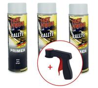 FastFinish Fast Finish Fond adhérent Rallye gris 3x 500 ml. + 1 poignée d'aérosol
