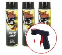 FastFinish Fast Finish Laque Rallye noir brillant 3x 500 ml. + 1 poignée d'aérosol