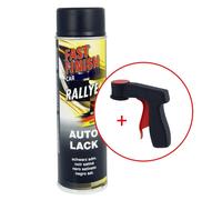 FastFinish Fast Finish Laque Rallye noire satinée 500 ml. + 1 poignée d'aérosol