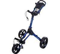 Fastfold Unisex's Square 3 Wheel Push Golf Cart Trolley, Navy/Black