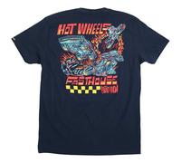 Fasthouse Hot Wheels Stunt Show Short Sleeve T-shirt Bleu S Homme