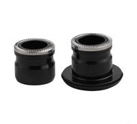 Fastigeaty Adaptateur de moyeu de vélo - Kit de convertisseur à dégagement rapide vers axe traversant avec embout pour conversion d'essieu avant QR de 9 mm à 15 mm et arrière de 10 mm à 12 mm (12 x