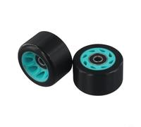 Fastigeaty Lot de 8 roues de patins à roulettes 58 mm en polyuréthane hautement élastique avec roulements pour patins à quad, résistant à l'usure, faible bruit, pièces de rechange intérieures et