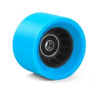 Fastigeaty Lot de 8 roues de patins à roulettes 58 mm en polyuréthane hautement élastique avec roulements pour patins à quad, résistant à l'usure, faible bruit, pièces de rechange intérieures et