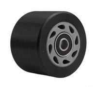 Fastigeaty Lot de 8 roues de patins à roulettes 58 mm en polyuréthane hautement élastique avec roulements pour patins à quad, résistant à l'usure, faible bruit, pièces de rechange intérieures et