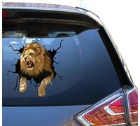 FASTLATE Autocollants en Vinyle De Lion pour Voitures Lion King Vinyle Autocollants Lion King Sticker Sticker Small Outdoor Stricers for Baby Bumber Car Decs
