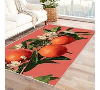FASTLATE Tapis Au Design Abstrait À Base De Plantes en Microfibre Douce pour Chambre À Coucher, Chambre d'amis, Salon sans Danger pour Les Animaux Domestiques (Vert) - 90 X 150 Cm,Vert,60 X 90 Cm
