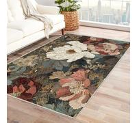 FASTLATE Tapis Contemporain Ondulé en Microfibre Douce Imprimé Léopard pour Chambre À Coucher, Chambre d'amis, Salon sans Danger pour Les Animaux Domestiques (Blanc) - 90 X 150 Cm,Blanc,60 X 90 Cm
