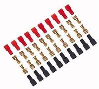 Faston Borne Contact femelle 6,3 x 0,8 coprifaston capuche Capsul Rouge Noir