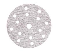 FASTPLUS Disques Abrasifs 150mm 15 Trous G180 Oxyde d’Aluminium Céramique | 50PCS Disques Abrasifs 150mm Marron Auto-agrippant Papier à Poncer Pour Ponceuse Excentrique Bois Métal