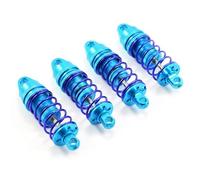 FASTRAX Amortisseurs Hydrauliques Alu Bleu pour Tamiya TT02 (x4) - FTTA014B