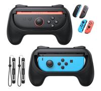FASTSNAIL 2 Poignées en Caoutchouc Antidérapantes pour Switch Joycon 2/1