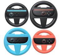 FASTSNAIL Pack de 4 Volant pour Nintendo Switch 2 pour Joycon 2 | Sensation de Course Réaliste, Touches XL, 2 Tailles pour Enfants et Adultes - Parfait pour Mario Kart World