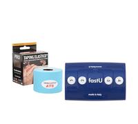 FastU Cutter Cutter Cutter professionnel pour Taping Élastique + 12 rouleaux de ruban sportif ATS (12)