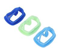 FastUU Ouvre-bouche orthodontique, examen oral d'écarteur de joue en silicone de qualité alimentaire 3 pièces, résistance à haute température sûre pour le patient pour l'hôpital dentaire