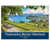 Faszination Berner Oberland - Thuner- und Brienzersee (Wandkalender 2026 DIN A4 quer), CALVENDO Monatskalender: Landschafts-Impressionen rund um den Thuner- und Brienzersee