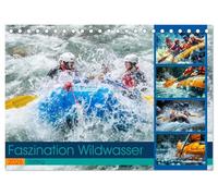 Faszination Wildwasser - Rafting (Tischkalender 2026 DIN A5 quer), CALVENDO Monatskalender: Erlebe den ultimativen Adrenalinkick und die Schönheit unberührter Natur