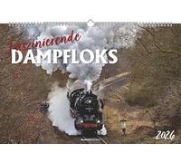 Faszinierende Dampfloks 2026 - Bildkalender 49,5x33 cm: Steam Engines