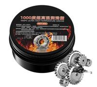 Fat à haute température - Fat de lubrification spéciale 30g pour les chaînes de vitesse de roulement de moteur | Imperméabilisation étanche imperméable à l'épreuve de poussière | Graisse compacte rési
