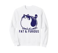 Fat and Furious Cat Sweatshirt