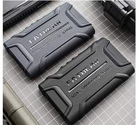 Fat Bear Coque pour Sony A55, antidérapante, antichoc, protection complète pour Sony Walkman NW-A55HN A56HN A57HN A50 A55 A56 A57 (coque noire avec verre trempé)