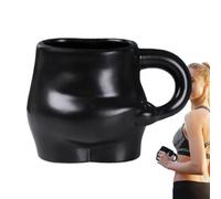 Fat Belly Tasse de petit-déjeuner - Tasse à café Fat Belly, tasse amusante en céramique faite à la main avec poignées | Vaisselle à thé neuve faite à la main, tasses mignonnes 320 ml comme