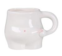 Fat Belly - Tasse en céramique Fat Belly - Chauffe-mains - Tasse à café/thé amusante - Tasse à petit-déjeuner faite à la main - 320 ml - Tasse en céramique mignonne - Vaisselle à thé originale