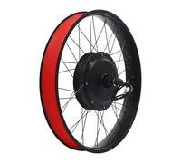 Fat-Bike Kit de conversion de vélo électrique 26" 48 V 1000 W Roue arrière Kit moteur sans balais avec écran LCD et bouton rotatif au pouce