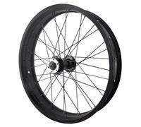 Fat Bike Roue avant 50,8 x 10,2 cm Roues de vélo de plage Neige Roues de vélo électrique en alliage d'aluminium Frein à disque Roue